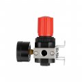Регулятор давления Intertool 1/4", 1-16 бар, 1600 л/мин, профессиональный (PT-1429) На фото Регулятор давления Intertool 1/4", 1-16 бар, 1600 л/мин, профессиональный (PT-1429)