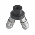 Разветвитель воздуха 1/4" на 2 выхода, V-образный, с быстросъемом 10bar Intertool (PT-1852) На фото Разветвитель воздуха 1/4" на 2 выхода, V-образный, с быстросъемом 10bar Intertool (PT-1852)