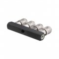На фото Разветвитель воздуха 1/4" на 4 выхода, прямой, с быстросъемом 10bar Intertool (PT-1856)