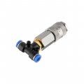 На фото Тройник на шланг 6мм и быстроразъемное соединение Intertool (PT-1866)