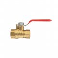 На фото Кран шаровый воздушный, латунь, внутренняя резьба 1/4"-1/4" Intertool STORM (PT-1881)