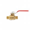 На фото Кран шаровый воздушный, латунь, наружная резьба 1/4"-1/4" Intertool STORM (PT-1882)