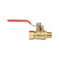 Кран шаровый воздушный, латунь, внутренняя 1/4"- наружная резьба 1/4" Intertool STORM (PT-1883) На фото Кран шаровый воздушный, латунь, внутренняя 1/4"- наружная резьба 1/4" Intertool STORM (PT-1883)