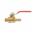 Кран шаровый воздушный, латунь, наружная резьба 1/4" на шланг 8мм Intertool STORM (PT-1888) На фото Кран шаровый воздушный, латунь, наружная резьба 1/4" на шланг 8мм Intertool STORM (PT-1888)