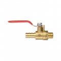 Кран шаровый воздушный, латунь, наружная резьба 1/4" на шланг 10мм Intertool STORM (PT-1890) На фото Кран шаровый воздушный, латунь, наружная резьба 1/4" на шланг 10мм Intertool STORM (PT-1890)