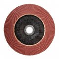 На фото Диск шлифовальный лепестковый Intertool 180*22мм, зерно K100 (BT-0230)
