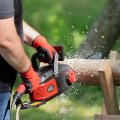 На фото Пила цепная электрическая Intertool 2400Вт, шина 40см, плавный пуск, SDS (WT-0625)