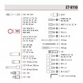 На фото Набор инструментов Intertool 1/2" & 1/4" 110 едениц Cr-V (ET-8110)