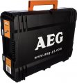 На фото Болгарка AEG 1520 Вт, 125 мм, 2600-11000 об/мин в кейсе (WS15-125SXE)