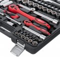 На фото Профессиональный набор инструментов Intertool 1/2" & 1/4" 82ед (ET-6082)