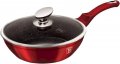На фото Сковорода-сотейник Berlinger Haus Burgundy Metallic Line 24 см BH-1259N