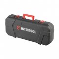 На фото Пила сабельная Intertool 1050 Вт, 0-2500 об/мин, ход пилки 28 мм, рез 150 мм, кейс (WT-0401)