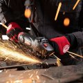 На фото Болгарка Intertool 1200 Вт, диаметр круга 125 мм, 5000-12000 об/мин, поворотная рукоятка (WT-0225)