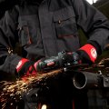 На фото Болгарка Intertool 1200 Вт, диаметр круга 125 мм, 5000-12000 об/мин, поворотная рукоятка (WT-0225)