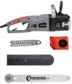 На фото Пила цепная электрическая Intertool 2400Вт, шина 40см, плавный пуск, SDS (DT-2206)