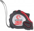 На фото Рулетка Intertool стальная с фиксатором 5м*19мм (MT-0605)