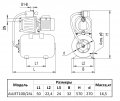 На фото Насосная станция AUJET 100/24L Rudes