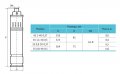 На фото Скважинный насос 3S0,8-40-0,5 (кабель 10м) Rudes