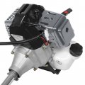 На фото Мотокоса Intertool 1.85 кВт, катушка, 3-х лопастной нож, плечевой ремень (DT-2232)
