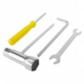 На фото Мотокоса Intertool 1.85 кВт, катушка, 3-х лопастной нож, плечевой ремень (DT-2232)