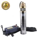 На фото Насос скважинный вихревой OPTIMA 4SKm150 PRIME 1,1кВт + кабель 20м и пульт
