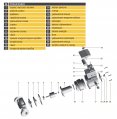 На фото Насос циркуляционный Optima OP25-80 180мм + гайки + кабель с вилкой (11417)