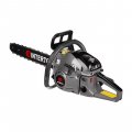 На фото Мотопила цепная Intertool 2.4 кВт, 52 см3, шина 45 см/18", шаг 0,325", 3200/11000 об/мин (DT-2208)