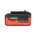 На фото Аккумулятор Intertool 20 В, литий-ион, 6.0 Ач, индикатор уровня заряда (WT-0342)