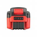 На фото Аккумулятор Intertool 20 В, литий-ион, 8.0 Ач, индикатор уровня заряда (WT-0343)