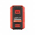 На фото Аккумулятор Intertool 20 В, литий-ион, 8.0 Ач, индикатор уровня заряда (WT-0343)