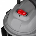 На фото Пылесос строительный Intertool 1.0 кВт, бак 15 л, пластик, >17кПа (DT-1015)