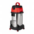 На фото Пылесос строительный Intertool 1.4 кВт 2 Stage, 30 л, >20кПа, розетка, HEPA фильтр, STORM (WT-1430)