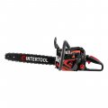На фото Бензопила цепная Intertool 2.6 кВт, 58 см3, шина 45 см/18", шаг 0,325", STORM (WT-0640)