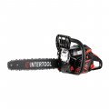 На фото Бензопила цепная Intertool 2.6 кВт, 58 см3, шина 45 см/18", шаг 0,325", STORM (WT-0640)