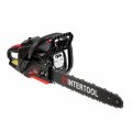 На фото Бензопила цепная Intertool 2.6 кВт, 58 см3, шина 45 см/18", шаг 0,325", STORM (WT-0640)