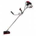 На фото Мотокоса Intertool STORM 1.85 кВт, 52 см3, катушка, фреза 40 зубъев, двухплечевой ремень (WT-2230)