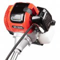 На фото Мотокоса Intertool STORM 1.85 кВт, 52 см3, катушка, фреза 40 зубъев, двухплечевой ремень (WT-2230)