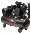 На фото Компрессор Intertool 300л, 20HP, 15кВт, 380В, 8атм, 2000л/мин. 3 цилиндра (PT-0052)