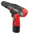 На фото Шуруповерт Intertool STORM, 12 В, 30 Nm, 0-350/0-1300 об/мин, патрон 0,8-10 мм, 2,0 Ач, съемный патрон (WT-0318)