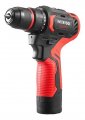 На фото Шуруповерт Intertool STORM 12В, 50 Nm, 0-500/0-1900 об/мин, 2x2,0 Ач, 2 скорости (WT-0322)