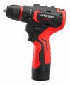 На фото Шуруповерт Intertool STORM 12В, 50 Nm, 0-500/0-1900 об/мин, 2x2,0 Ач, 2 скорости (WT-0322)