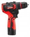 На фото Шуруповерт Intertool STORM 12В, 50 Nm, 0-500/0-1900 об/мин, 2x2,0 Ач, 2 скорости (WT-0322)
