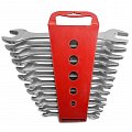 На фото Набор рожковых ключей Intertool 12шт 6-32мм CrV (HT-1003)