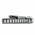 На фото Набор головок Intertool 10шт 1/2" 8,10,12,13,14,15,16,17,18,19мм трещеткой (ET-6013)