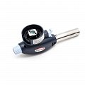 На фото Горелка газовая Intertool пьезозажигание на курке, регулятор (GB-0020)