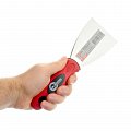 На фото Шпатель Intertool из нержавеющей стали 75мм Проф (KT-2607)
