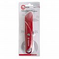 На фото Нож Intertool с трапециевидным лезвием, металлический корпус (HT-0505)