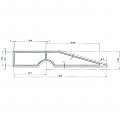 На фото Правило трапециевидное Intertool 250см (MT-2225)