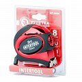 На фото Рулетка Intertool 8м*25мм с автостопом, магнит (MT-0808)