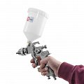 Краскораспылитель Intertool HVLP 1.3мм, 600мл, 3.5-5bar (PT-0106) На фото Краскораспылитель Intertool HVLP 1.3мм, 600мл, 3.5-5bar (PT-0106)